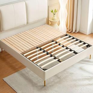 落地床架实木榻榻米排骨架地铺折叠矮床防潮地台席梦思支撑架床板