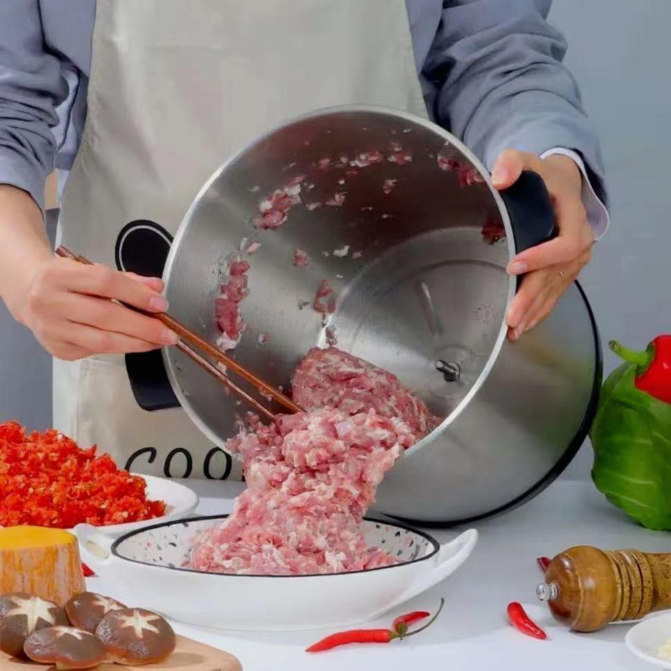 德国进口10升6L大容量绞肉机商用电动不锈钢碎菜饺馅剁辣椒搅蒜蓉