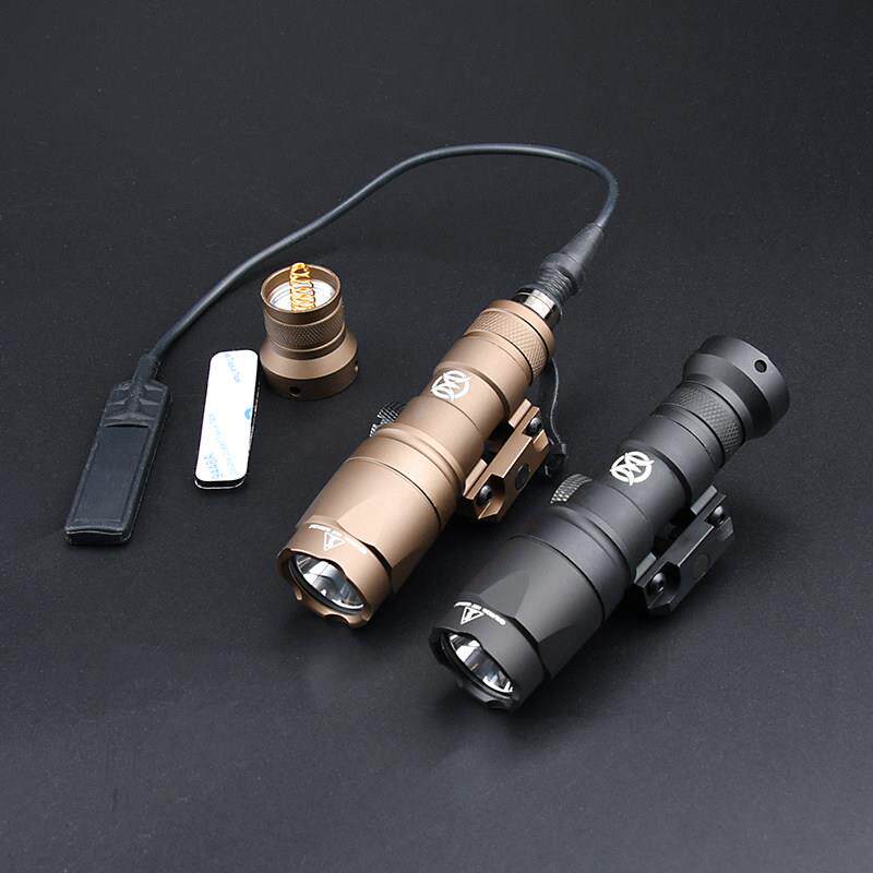 沃德森M300A/M300C战术手电筒铝合金LED强光照明流明升级20MM导轨