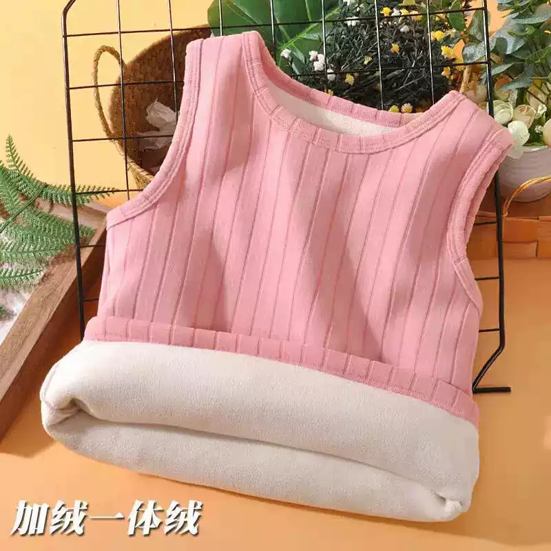 儿童保暖背心加绒加厚男女宝宝