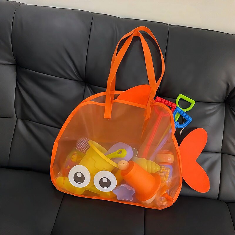 网纱可折叠大容量沙滩收纳包