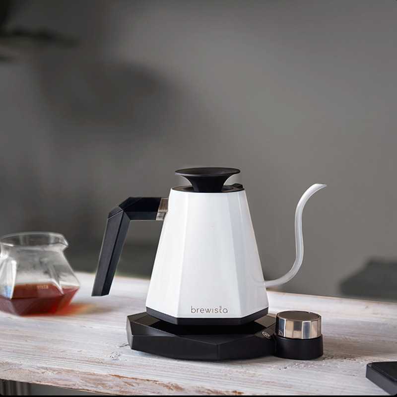 新款直销Brewista五代手冲咖啡壶智能温控壶 家用不锈钢细长嘴泡