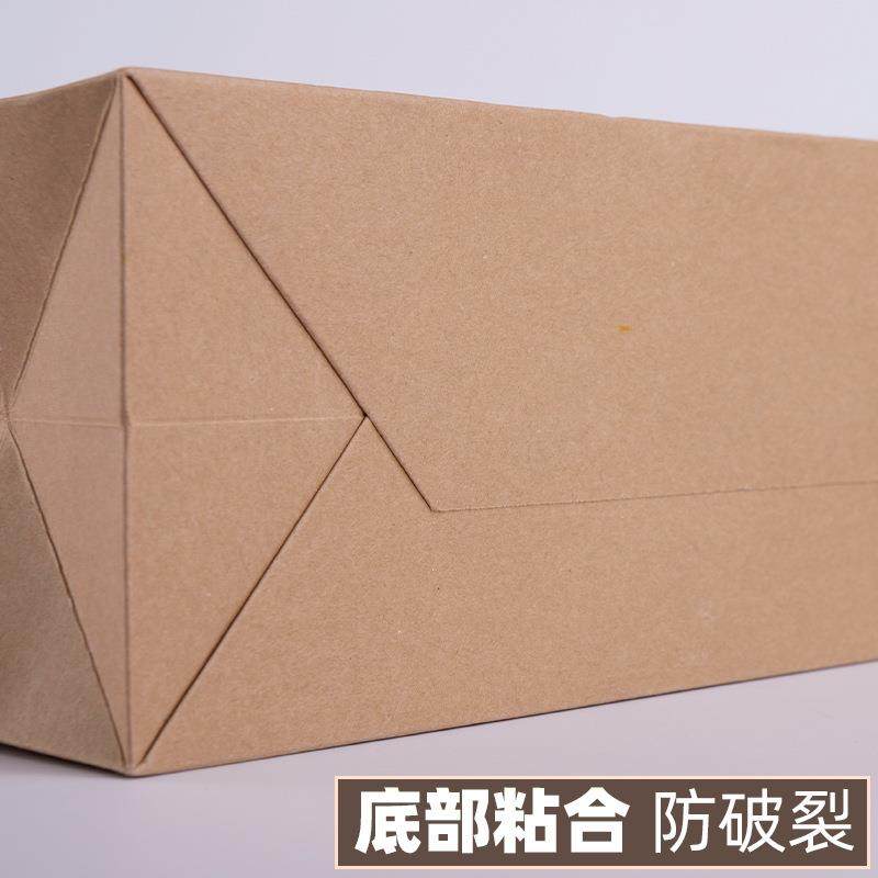 直销新款铆钉牛皮纸袋印刷定做手提袋logo纸质现货打钉加厚礼袋订