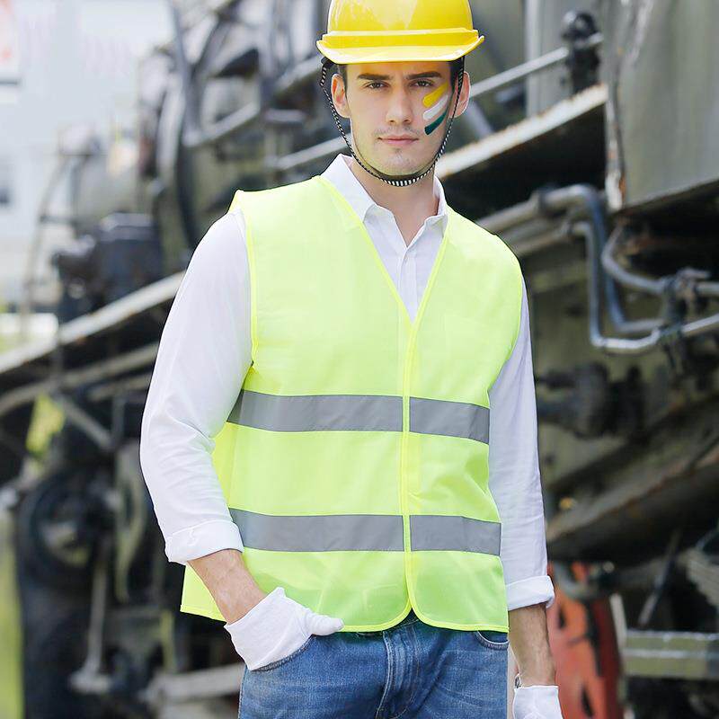 新款直销透气网布反光衣荧光马甲建筑施工安全背心夜间骑行反光服