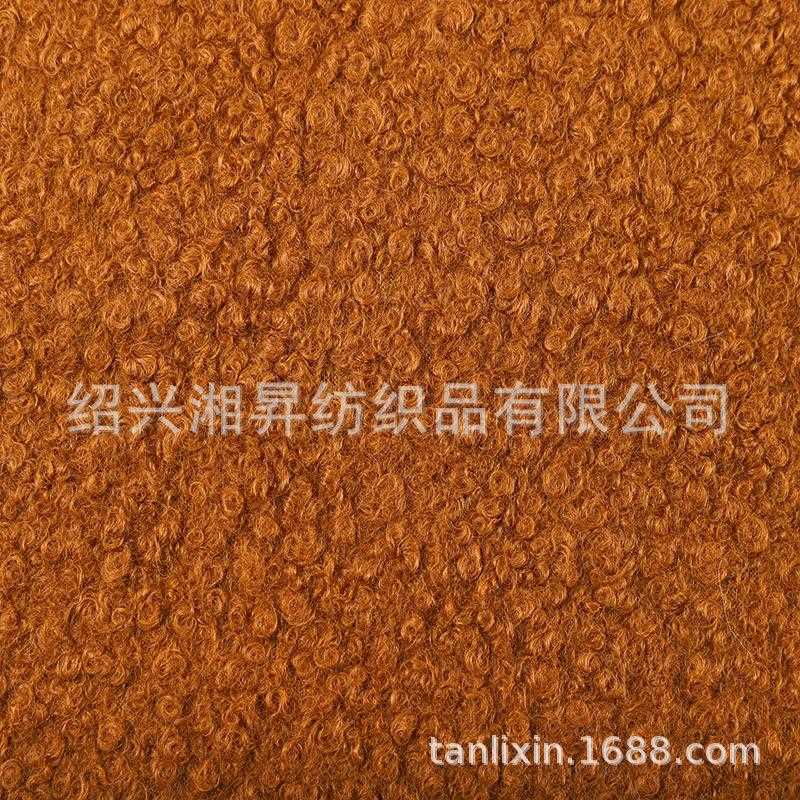 新款直销时尚女装外套仿昵料绒布 亲肤保暖羊圈绒面料工厂现货直