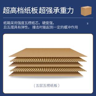 直销新款 40五层瓦楞加厚特硬大号外贸亚马逊fba搬家快 纸箱50