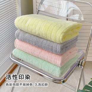 奶酪色2024新款 直销新款 浴巾毛巾干发帽非纯棉全棉吸水家用加厚大