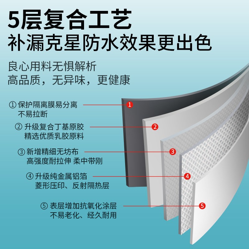 下水管密封胶泥管道防水补漏胶防虫防虫密封排水管补洞堵漏丁基胶