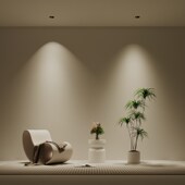 罗兰防眩护眼射灯嵌入式 小山丘 RG0全光谱智能调光LED客厅家用暗装