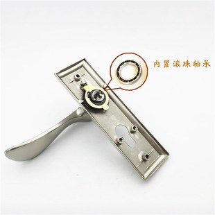 130mm孔距5050单双舌门锁室内房门厕所卫生间锁具木门把手