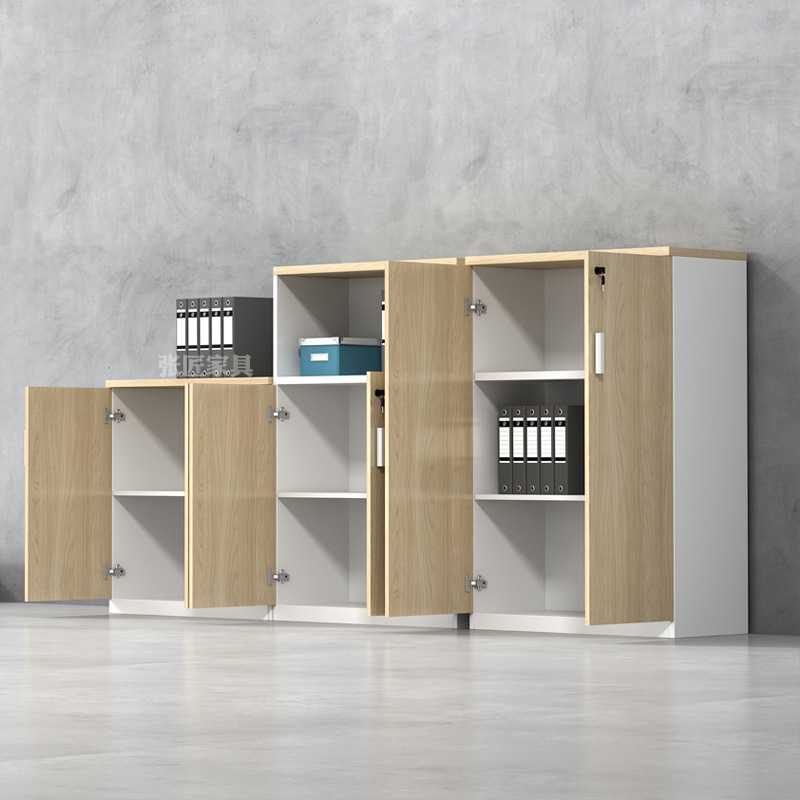 新款直销矮柜带锁自由组合办公文件柜子书柜板式置物架收纳茶水柜