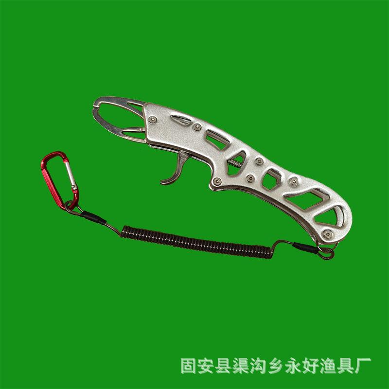 直销新款控鱼器多功能路亚控夹鱼钳钓鱼工具渔具便携铝合金钓鱼户