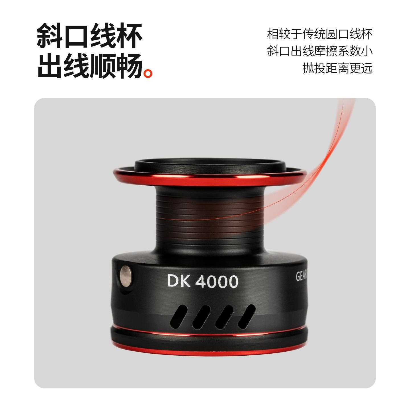 新款直销渔道全金属线杯路亚专用无间隙纺车轮鱼轮渔线轮海杆轮渔