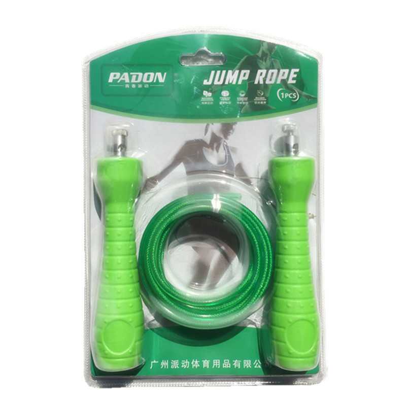 新款直销竞速钢丝跳绳中考专用儿童跳绳健身有绳金属轴承跳绳手柄