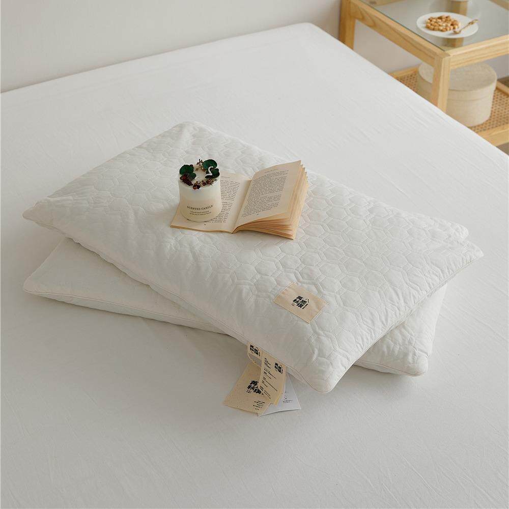 直销新款苒秋质璞荞麦枕头低枕芯护颈椎助睡眠单人成人家用学生宿