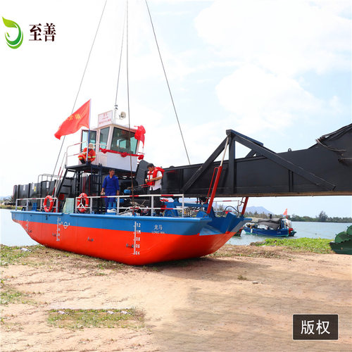 全自动垃圾打捞船 水葫芦清理船 大型保洁船 浮萍打捞船