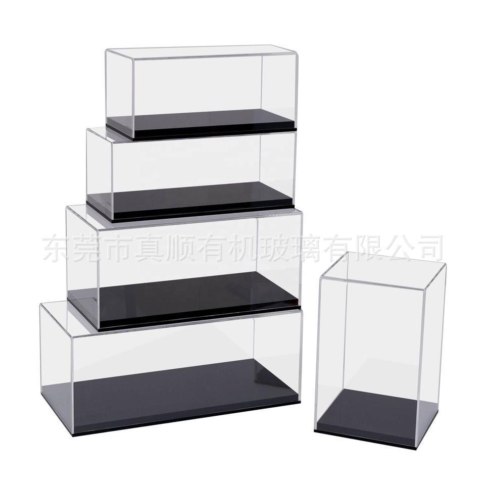 1比18模型汽车一体式亚克力展示盒汽车模型1:18专用收藏防尘罩子