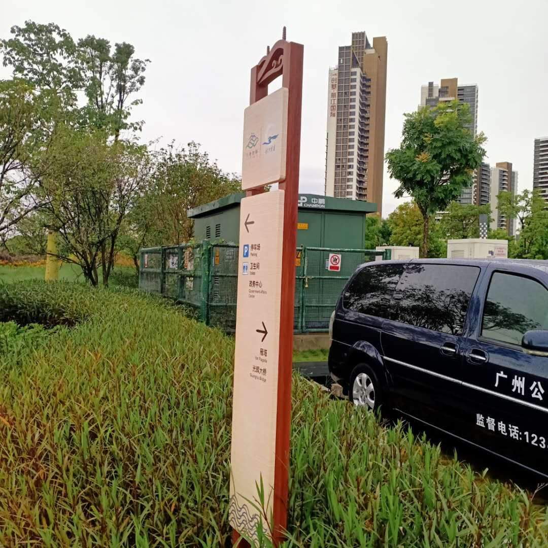 户外公园立式导视牌街道商场景区引导分流指路标识牌展示架