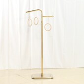 服装 衣帽架正侧挂橱窗道具陈列架简约不锈钢挂衣架 店展示架落地式