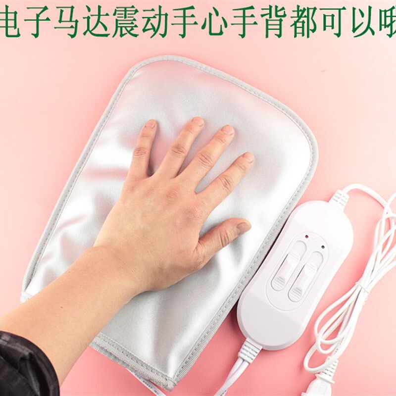 海底捞同款手部护理手膜电加热手套震动按摩电热手套腊疗护理手套