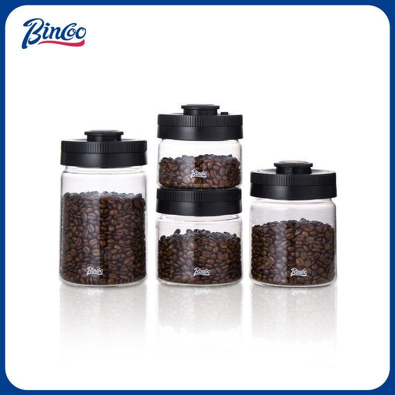 Bincoo咖啡豆专用密封罐单向排气储物罐计时抽真空醒豆养豆罐真空