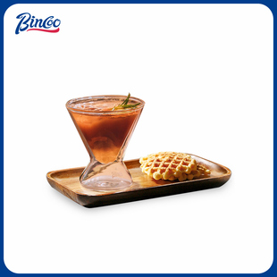 Bincoo双层玻璃咖啡杯沙漏设计感小众咖啡馆冰美式拿铁dirty杯子