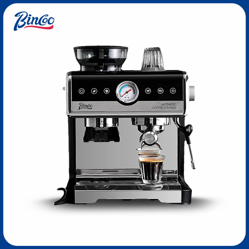 【国补15%】Bincoo咖啡机小型家用研磨一体机 双泵双锅炉打奶泡,餐饮具,咖啡机/便携咖啡机,淘宝优惠券,粉丝福利购,淘宝优惠卷