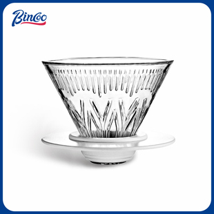 Bincoo手冲咖啡滤杯v60耐热耐高温高硼硅玻璃咖啡器具分享壶套装