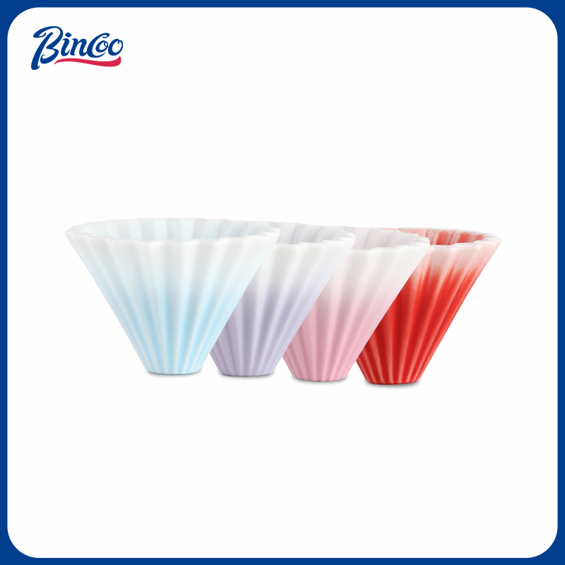 Bincoo折纸滤杯陶瓷蛋糕滤杯