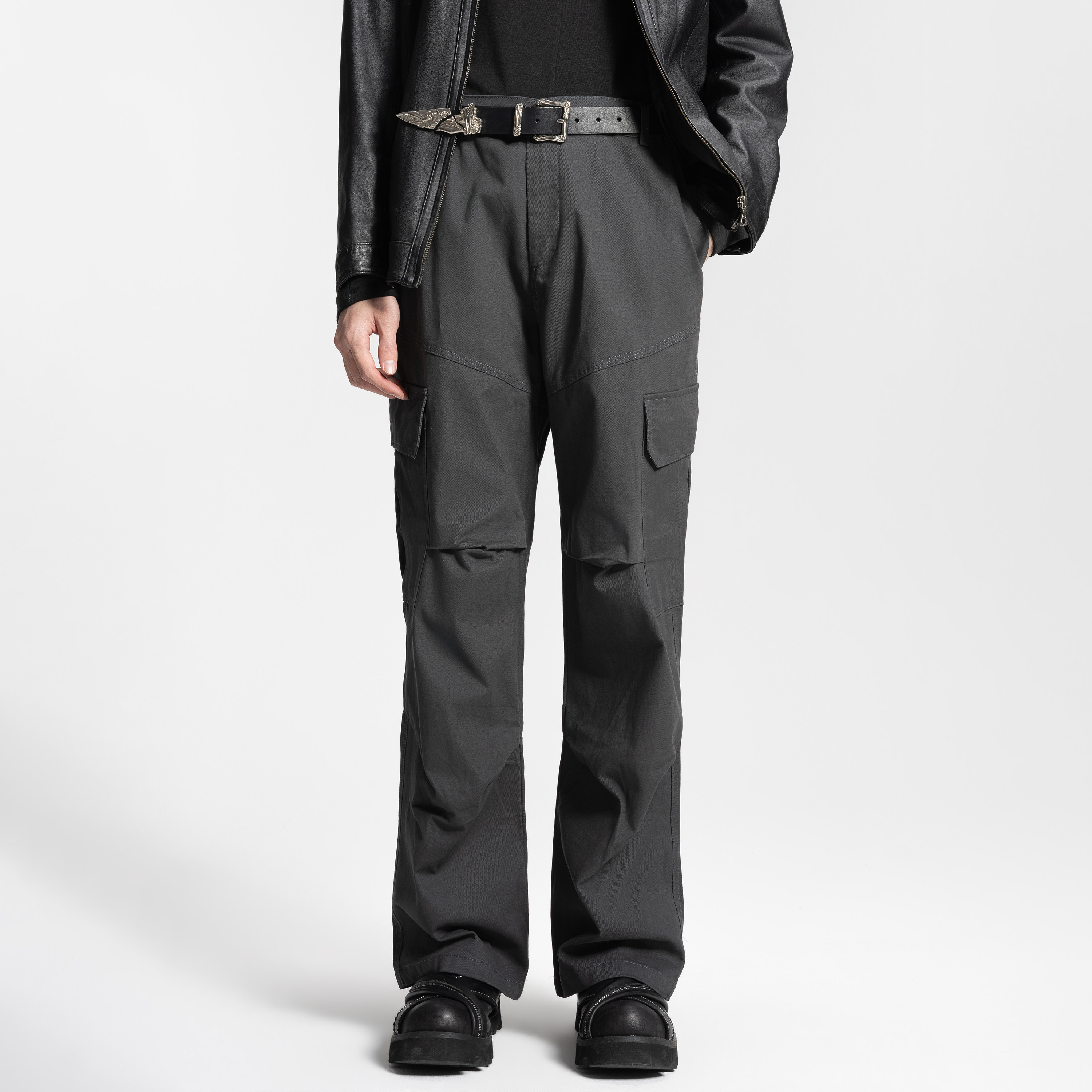 ZMOH男士休闲裤子夏季复古纯棉宽松美式运动透气工装直筒长裤女款