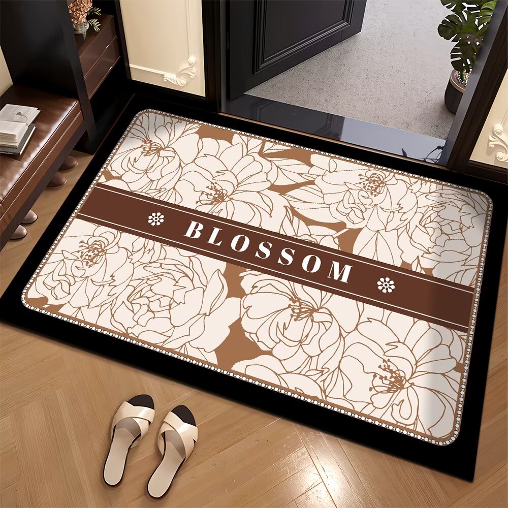 【所有女生直播间】九锦蜀入户门丝圈地垫防滑玄关除尘门垫