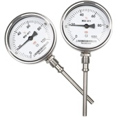 工业双金属温度计锅炉管道 411 热销304材质指针双金属温度表 WSS