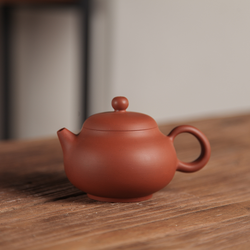 荣昌陶纯全手工文旦壶四大名陶功夫茶具茶壶原矿陶壶可养非紫砂壶