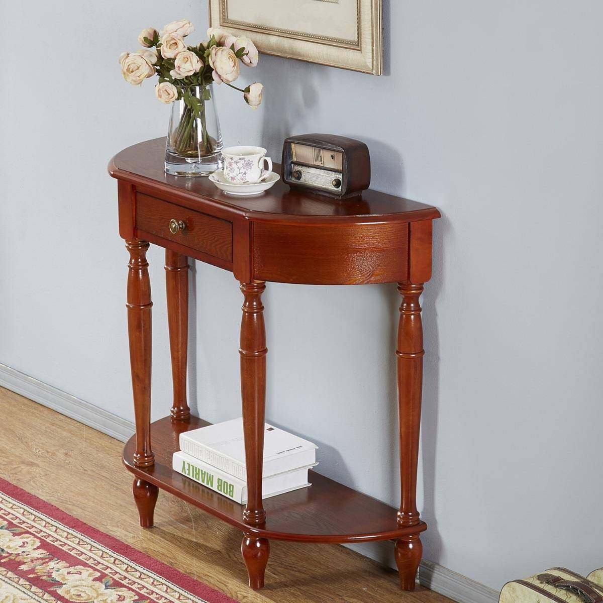 美式台玄关柜客轻圆奢风厅走廊桌子半端景隔断装饰MWX美式靠墙置,电子元器件市场,其它元器件,淘宝优惠券,粉丝福利购,淘宝优惠卷