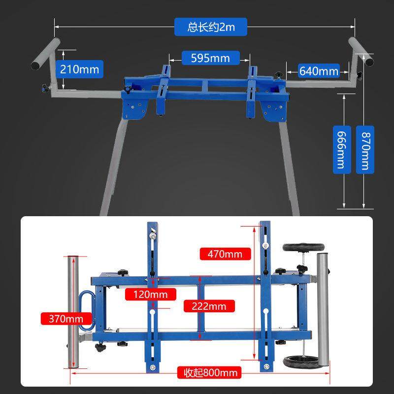 lux作铝ter机便携式界机斜切锯切割无品牌/机支架介铝工台木工台