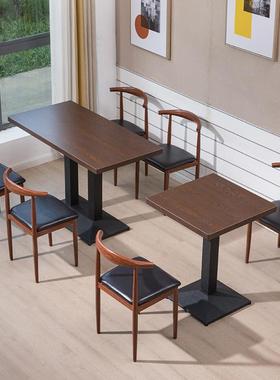 饭店桌子椅餐桌商用桌小吃快餐面馆麻辣烫店B8564R5W简约早店餐餐