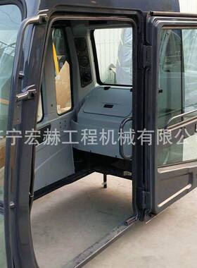 R椅215-R215-77R455-7挖掘驾驶室边机门工具箱玻璃内饰座全车配件