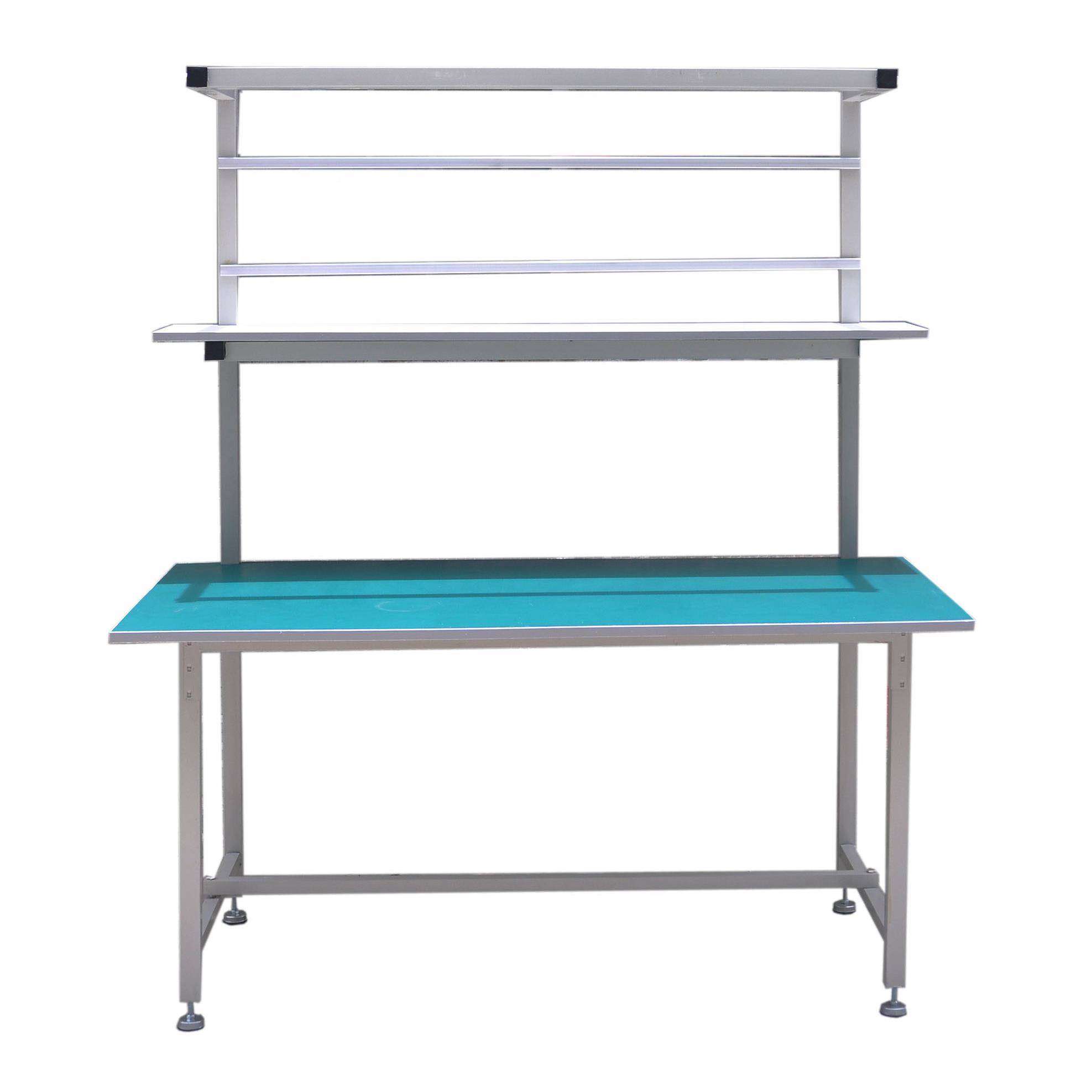 工作台防静电水线打验包桌子实台BQC维修台车流库间仓拉线拆装带