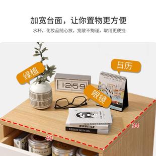 床置头柜NUX小简约现代卧室小户型储物柜家用床边柜型简易物架收