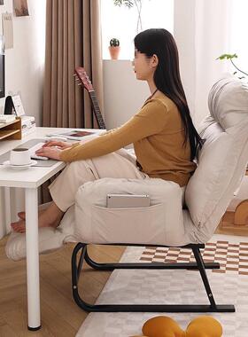 叠躺椅午休F97578S6家休闲靠背椅子用懒折人沙发阳台午椅睡久坐电