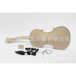 灵乐器提白坯小提琴无品牌/普及白坯琴半成品批量生通产
