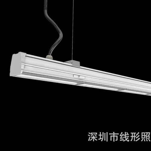 超市轨道透镜线条灯无布线快装