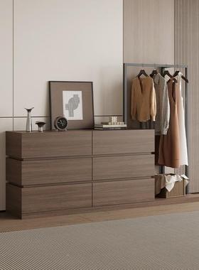 尾一体衣帽组简合柜现代约小户床型卧室斗柜靠墙储物收XCP纳架柜