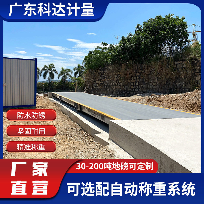 全钢结构地磅30吨智能称重电子地磅农场养牛场林场称重智能汽车衡
