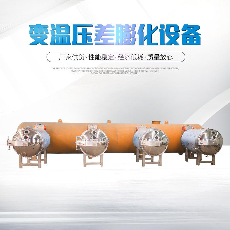 变温压差膨化设备厂家果蔬脆片苹果脆片膨化价格草莓压差膨化设备