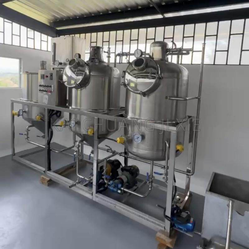 油坊商用食用油炼油机 大豆油茶籽油新型精炼机 植物油提炼精炼机