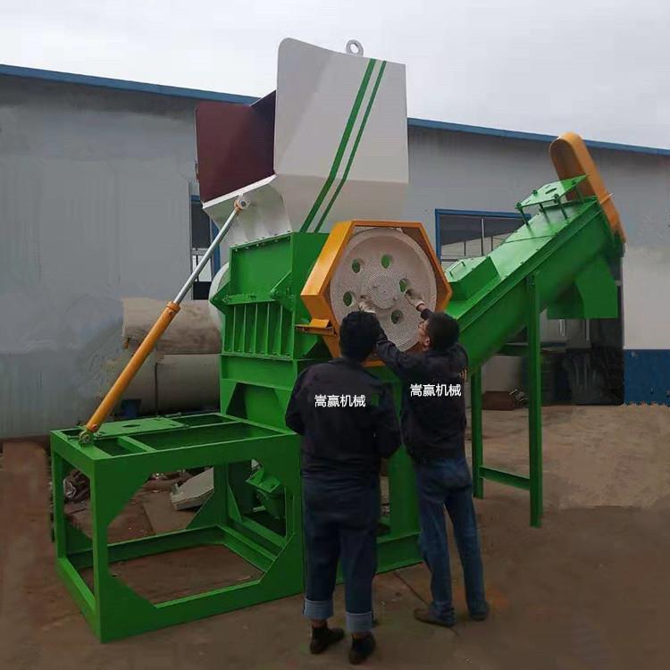 塑料薄膜破碎清洗一体机塑料袋粉碎清洗机设备打包带破碎机