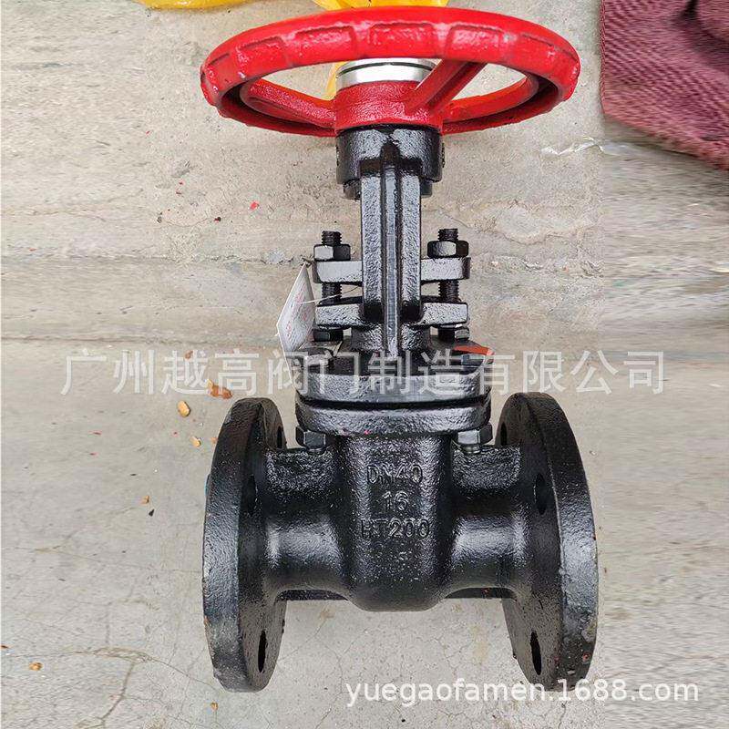 明杆法兰闸阀Z41H/W-10/16C远大阀门Y牌手动铸铁闸板阀DN50 65 80