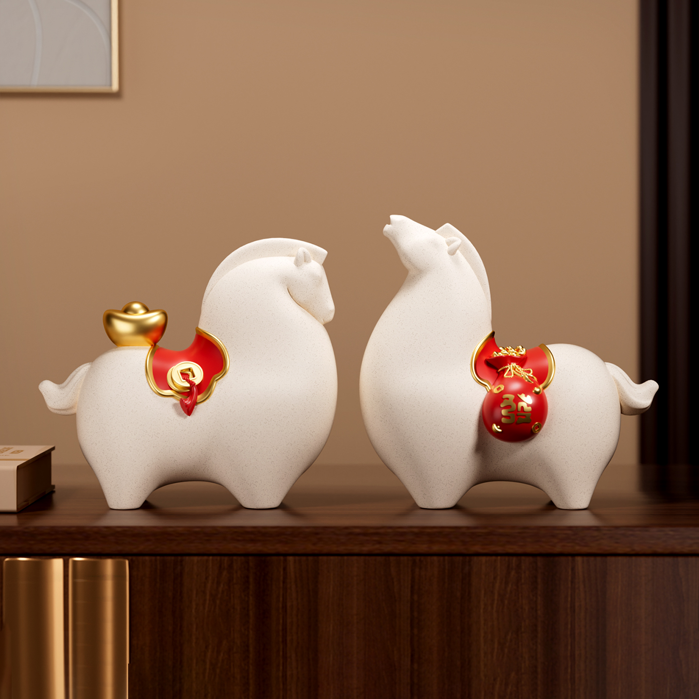 2026马年新款创意高级招财摆件