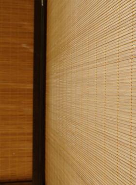 中屏风隔VMK断折叠屏做旧玄室关式内客厅屏障实新木竹子移动简约